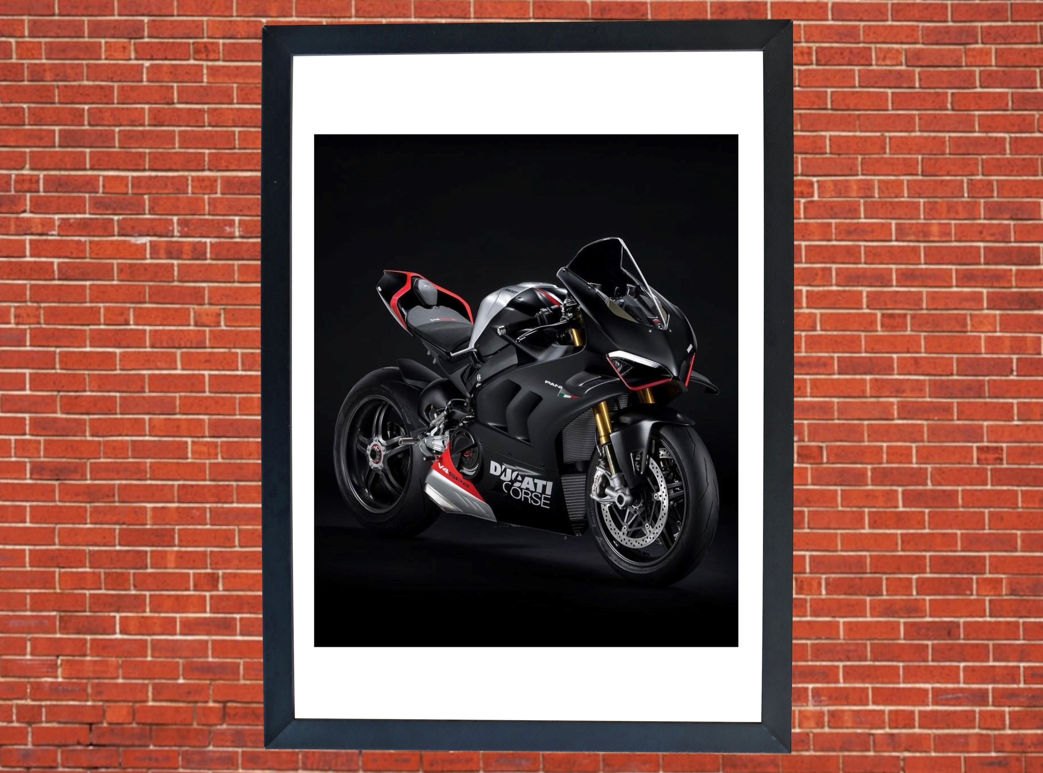 Ducati Corse Motorbike Motorcycle - A3/A4 Size Print Poster