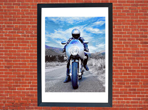 Ducati Desmo Motorbike Motorcycle - A3/A4 Size Print Poster
