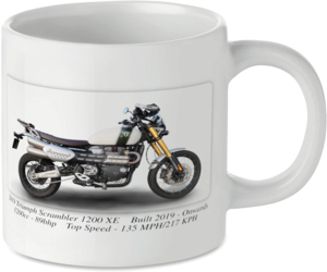 Triumph Scrambler 1200 XE Motorbike Tea Coffee Mug Ideal Biker Gift Printed UK