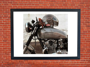 Motorbike Motorcycle - A3/A4 Size Print Poster