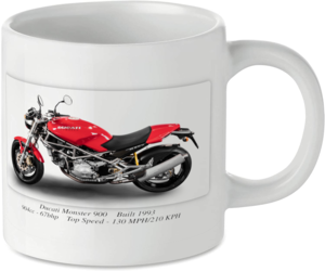 Ducati Monster 900 Motorcycle Motorbike Tea Coffee Mug Ideal Biker Gift Printed UK
