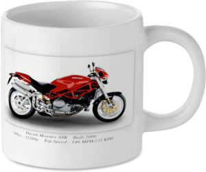 Ducati Monster S4R Motorcycle Motorbike Tea Coffee Mug Ideal Biker Gift Printed UK