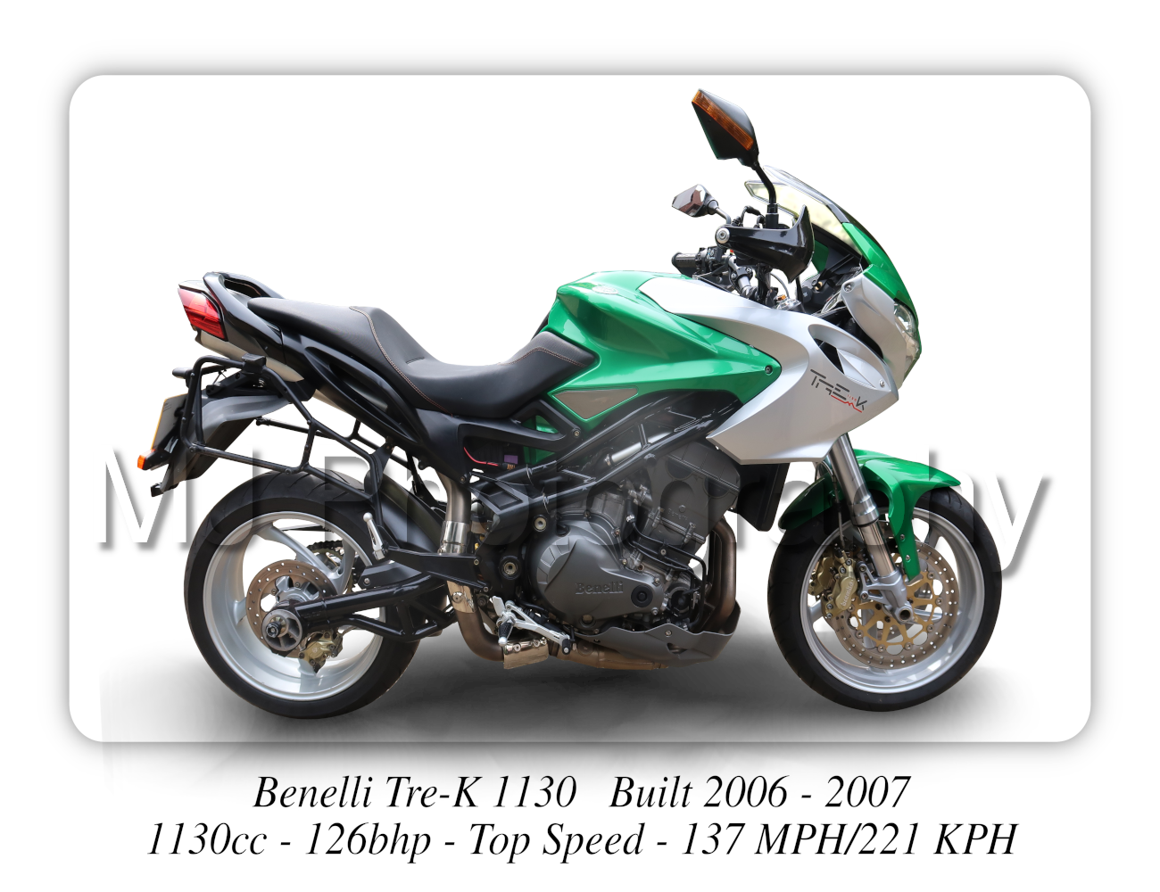 Benelli Tre-K 1130 Motorcycle - A3/A4 Size Print Poster