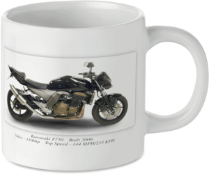Kawasaki Z750 Motorcycle Motorbike Tea Coffee Mug Ideal Biker Gift Printed UK