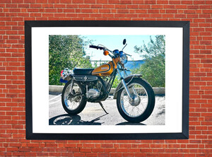 Yamaha CT3 175 Enduro Motorbike Motorcycle - A3/A4 Size Print Poster