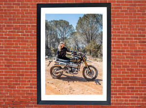 Triumph Motorbike Motorcycle - A3/A4 Size Print Poster