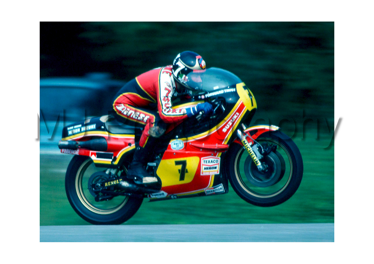 Barry Sheene Dainese Motorbike Motorcycle - A3/A4 Size Print Poster
