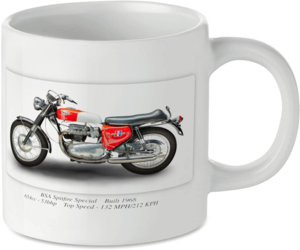 BSA Spitfire Special Motorcycle Motorbike Tea Coffee Mug Ideal Biker Gift Printed UK