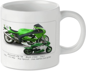 Kawasaki ZX-7R Motorbike Tea Coffee Mug Ideal Biker Gift Printed UK