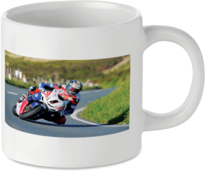 John McGuiness - Isle of Man TT Motorcycle Motorbike Tea Coffee Mug Ideal Biker Gift Printed UK