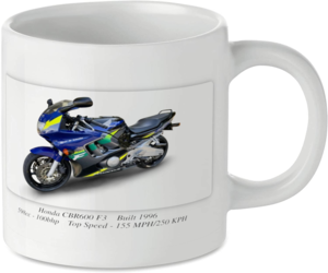 Honda CBR600 F3 Motorcycle Motorbike Tea Coffee Mug Ideal Biker Gift Printed UK