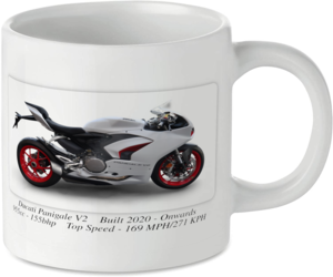 Ducati Panigale V2 Motorbike Tea Coffee Mug Ideal Biker Gift Printed UK