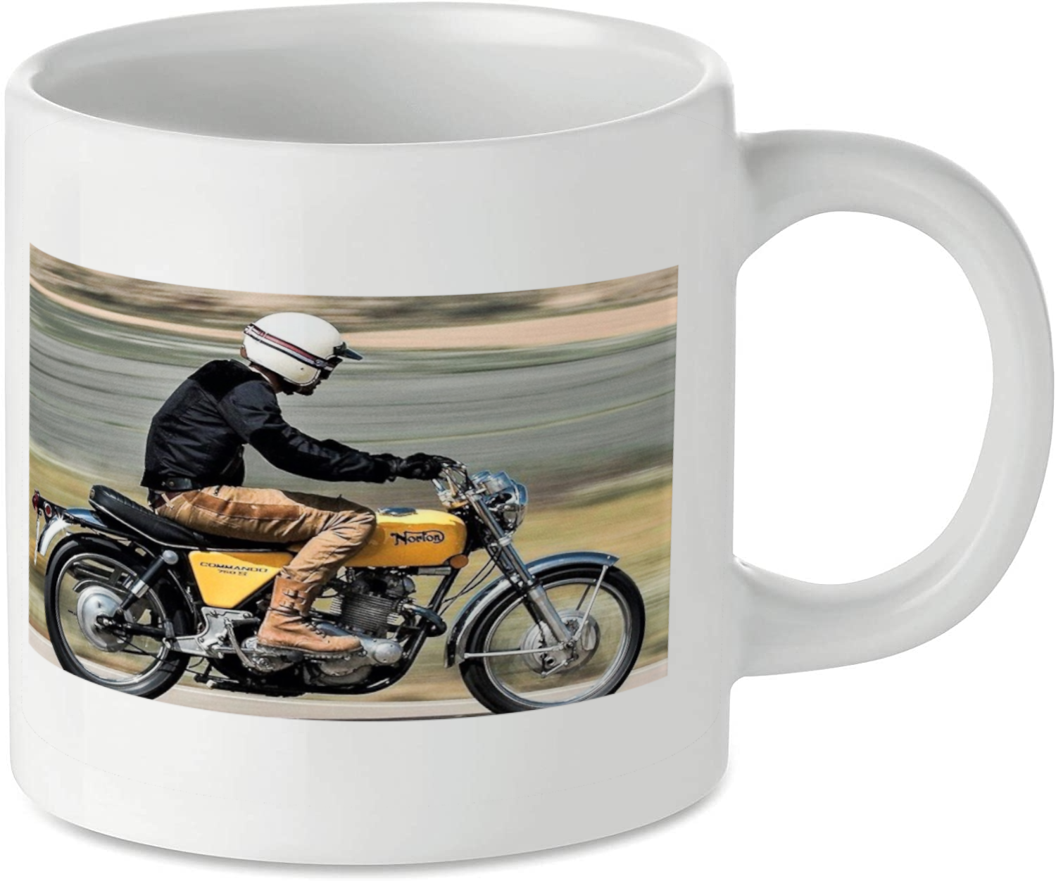 Norton Commando 750 S Motorcycle Motorbike Tea Coffee Mug Ideal Biker Gift Printed UK