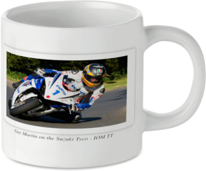 Guy Martin on the Suzuki Tyco Motorcycle Motorbike Tea Coffee Mug Ideal Biker Gift Printed UK