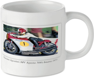 Giacomo Agostini MV Agusta 500 Imatra Motorcycle Motorbike Tea Coffee Mug Ideal Biker Gift Printed UK