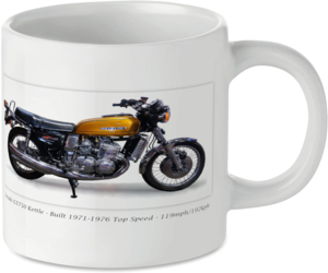 Suzuki GT750B Kettle Motorcycle Motorbike Tea Coffee Mug Ideal Biker Gift Printed UK