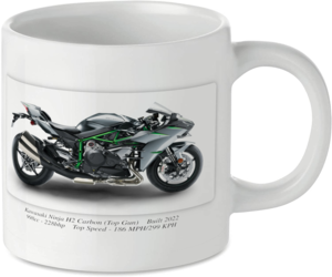 Kawasaki Ninja H2 Carbon Motorbike Motorcycle Tea Coffee Mug Ideal Biker Gift Printed UK