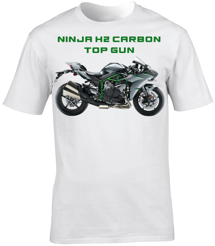 Kawasaki Ninja H2 Carbon Top Gun Motorbike Motorcycle - T-Shirt