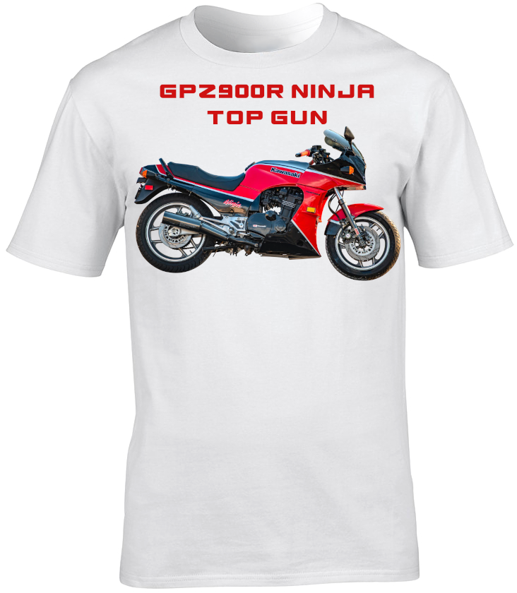 Kawasaki GPZ900R Ninja Top Gun Motorbike Motorcycle - T-Shirt