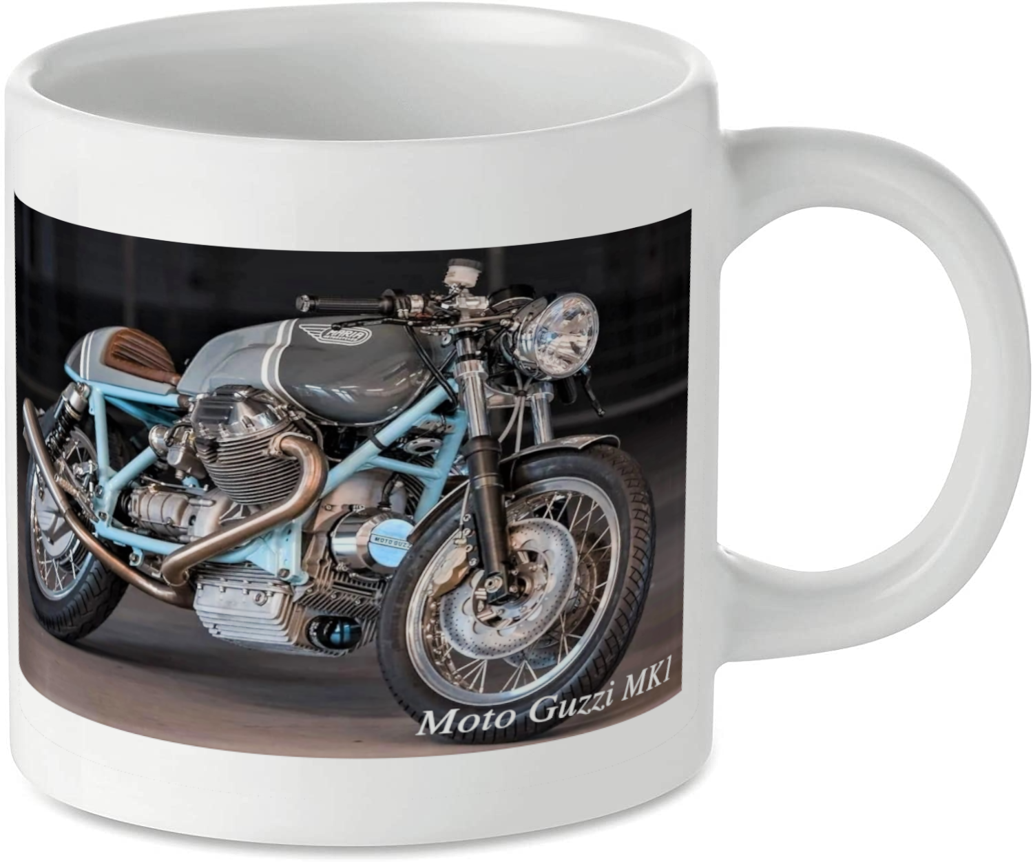 Moto Guzzi MK1 Motorcycle Motorbike Tea Coffee Mug Ideal Biker Gift Printed UK