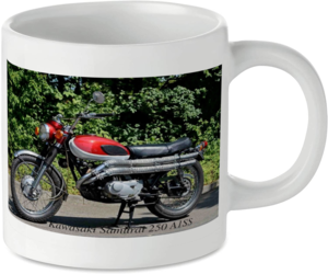 Kawasaki Samurai 250 A1SS Motorcycle Motorbike Tea Coffee Mug Ideal Biker Gift Printed UK