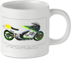 Suzuki RG500 Skoal Bandit Motorbike Motorcycle Tea Coffee Mug Ideal Biker Gift Printed UK