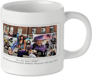 It's the Year 2000 Jubilee Pageant Motorcycle Motorbike Tea Coffee Mug Ideal Biker Gift Printed UK