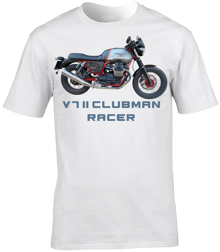 Moto Guzzi V7 II Clubman Racer Motorbike Motorcycle - T-Shirt