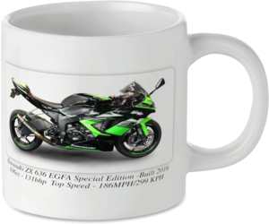 Kawasaki ZX636 EGFA Special Edition Motorbike Tea Coffee Mug Ideal Biker Gift Printed UK