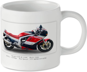 Suzuki GSX-R 1100 Motorbike Motorcycle Tea Coffee Mug Ideal Biker Gift Printed UK