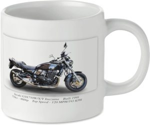 Suzuki GSX750W/X/Y Inazuma Motorbike Motorcycle Tea Coffee Mug Ideal Biker Gift Printed UK