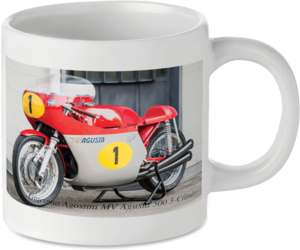 Giacomo Agostini MV Agusta 500 3-Cilindri Motorcycle Motorbike Tea Coffee Mug Ideal Biker Gift Printed UK