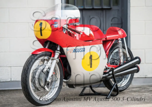 Giacomo Agostini MV Agusta 500 3-Cilindri Motorbike Motorcycle A3/A4 Size Print Poster Photographic Paper Wall Art