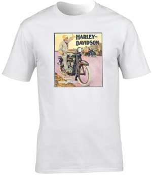 Harley Davidson Vintage Motorbike Motorcycle - T-Shirt