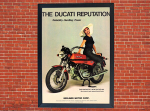 Ducati 860GT 1979 Vintage Motorbike Motorcycle A3/A4 Promotional Poster