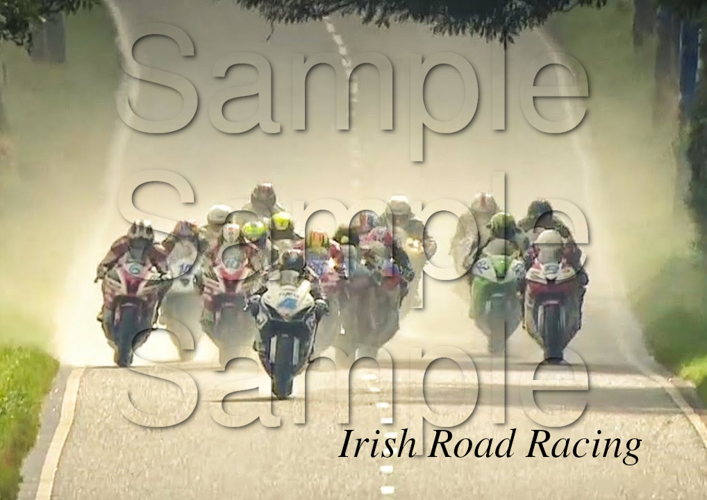 Irish Road Racing Motorbike Motorcycle - A3/A4 Size Print Poster