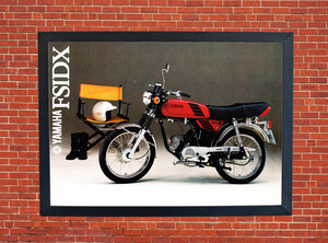 Yamaha FS1-DX Promotional Motorcycle Poster - Size A3/A4