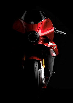 MV Agusta Superveloce Promotional Motorcycle Poster - Size A3/A4
