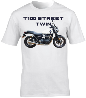Triumph T100 Street Twin Motorbike Motorcycle - T-Shirt