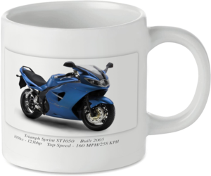 Triumph Sprint ST1050 Motorbike Motorcycle Tea Coffee Mug Ideal Biker Gift Printed UK