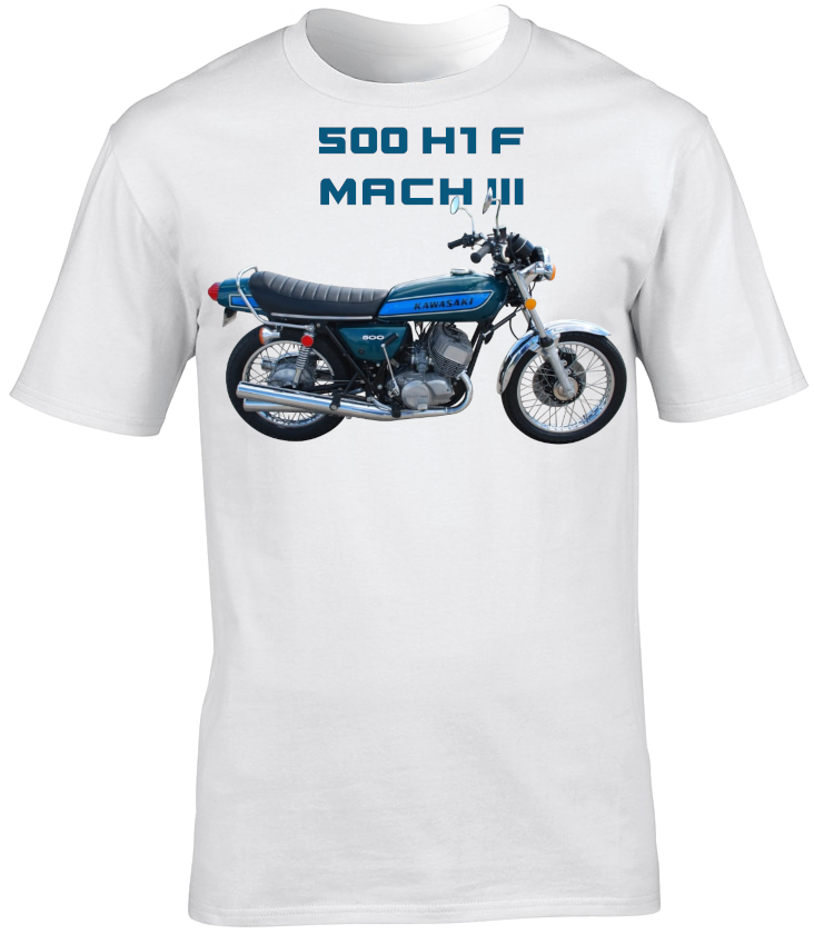 Kawasaki 500 H1 F Mach III Motorbike Motorcycle - T-Shirt