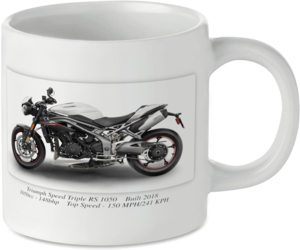 Triumph Speed Triple RS 1050 Motorbike Motorcycle Tea Coffee Mug Ideal Biker Gift Printed UK
