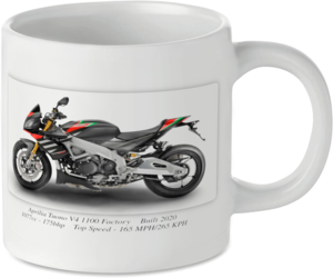Aprilia Tuono V4 1100 Factory Motorbike Motorcycle Tea Coffee Mug Ideal Biker Gift Printed UK