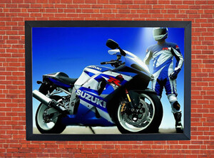 Suzuki GSX-R - The Legend Motorbike Motorcycle - A3/A4 Size Print Poster