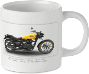 Royal Enfield Meteor Classic Motorbike Motorcycle Tea Coffee Mug Ideal Biker Gift Printed UK