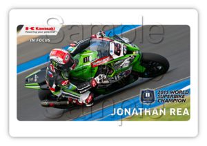 Jonathan Rea 2015 World Superbike Champion Motorbike Motorcycle - A3/A4 Size Print Poster