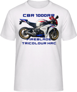 Honda CBR 1000RR Fireblade Tricolour HRC Motorbike Motorcycle - Shirt
