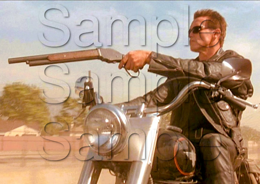 Harley Davidson - The Terminator Motorbike Motorcycle - A3/A4 Size Print Poster
