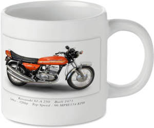 Kawasaki S1-A 250 Motorbike Motorcycle Tea Coffee Mug Ideal Biker Gift Printed UK