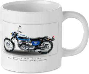 Kawasaki W2 650SS Motorbike Motorcycle Tea Coffee Mug Ideal Biker Gift Printed UK